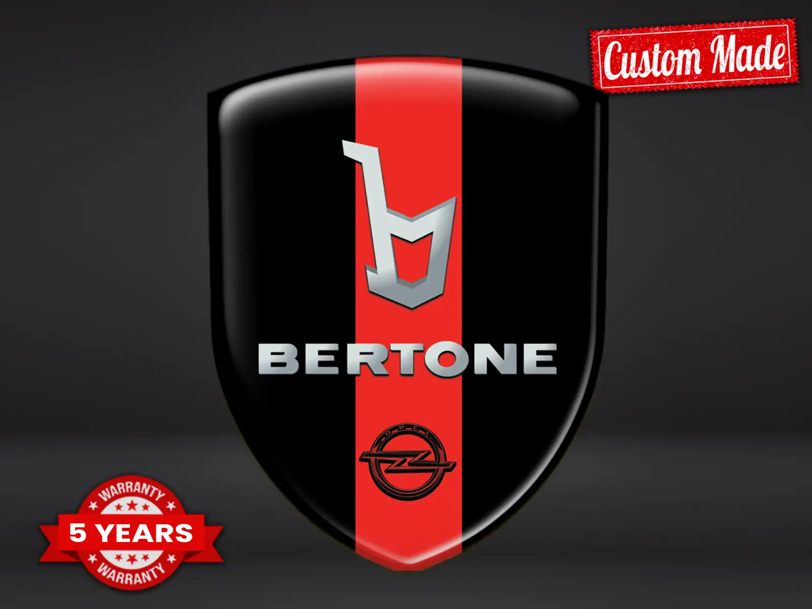 Bertone Personalisierte Autoembleme Edition Modern Pro